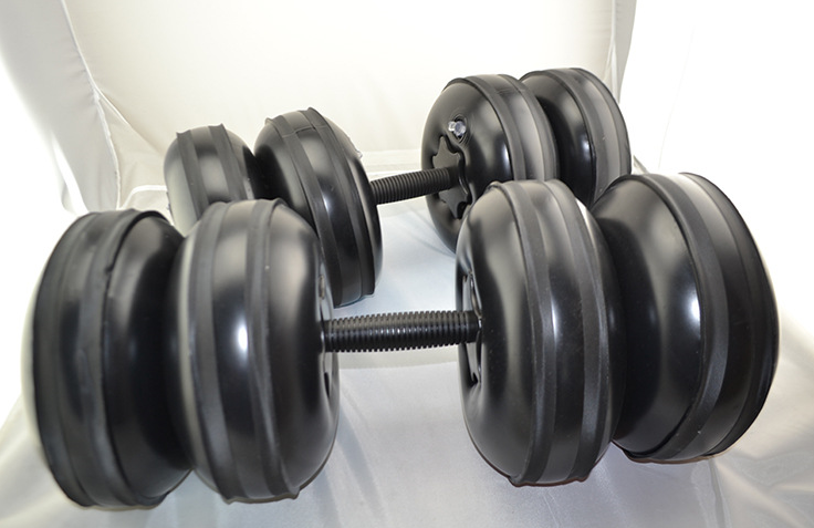 FlexiWeight 25kg Water Dumbbells for Men